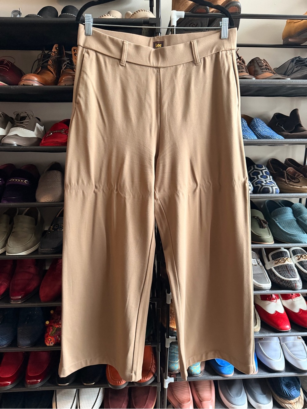 Lee Women’s Wide-Leg High Rise in Tan